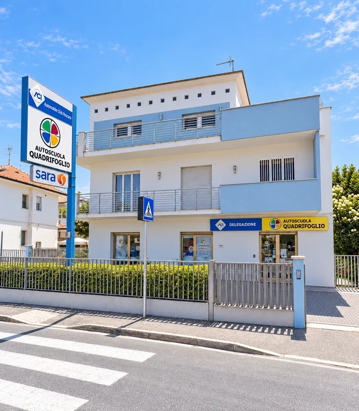 Esterno Agenzia e Autoscuola Quadrifoglio a Pescara